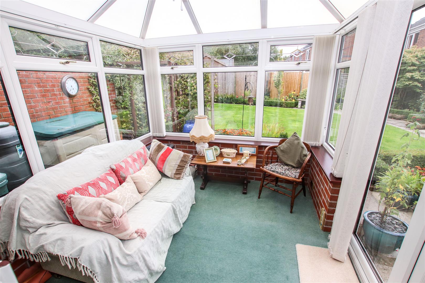 HALF BRICK & UPVC DOUBLE GLAZED CONSERVATORY